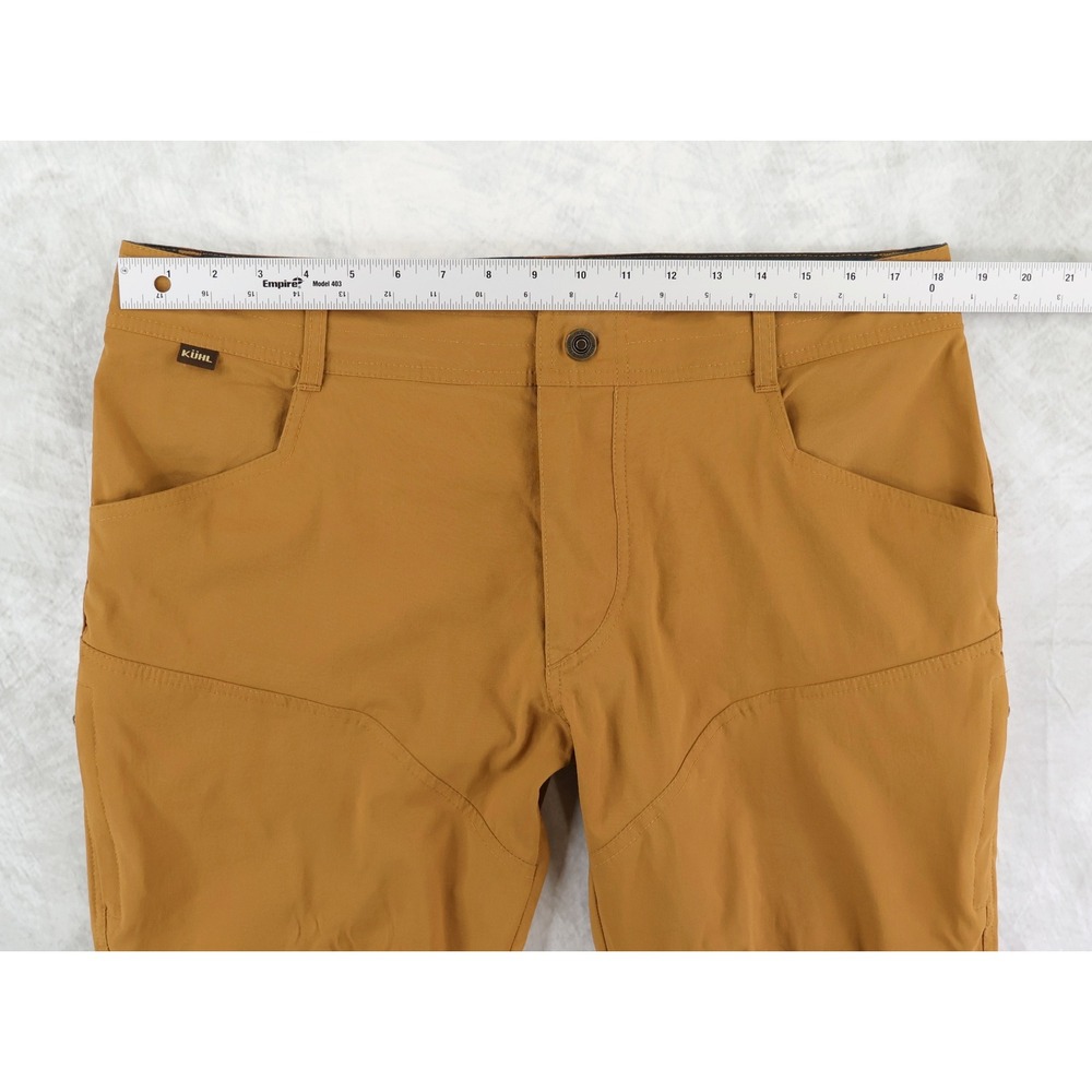 Kuhl Renegade Rock Pants Mens 36x29 Brown Articulated Knee Outdoor Technical - Picture 10 of 14